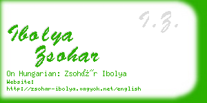 ibolya zsohar business card